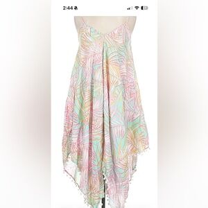 Japna Pastel Palm Print Swim Sarong